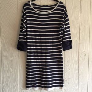 Tart ⭐️ Blue & White Striped Sweater dress